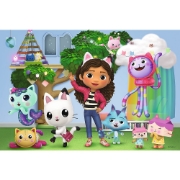 Imagine PUZZLE TREFL 100 GABBYS DOLLHOUSE PRIETENII LUI GABBY
