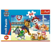 Imagine PUZZLE TREFL 60 PATRULA CATELUSILOR IN LUMEA CATEILOR
