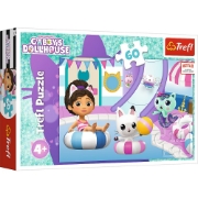 Imagine PUZZLE TREFL 60 GABBYS DOLLHOUSE GABBY LA PISCINA