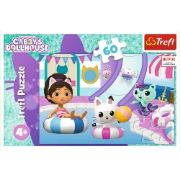 Imagine PUZZLE TREFL 60 GABBYS DOLLHOUSE GABBY LA PISCINA