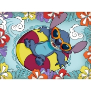 Imagine Puzzle Trefl 30 Stitch în vacanță