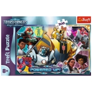 Imagine PUZZLE TREFL 300 TRANSFORMERS IN LUMEA ROBOTILOR