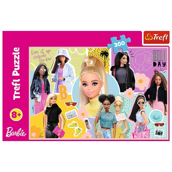 Imagine Puzzle Trefl 300 Barbie în lumea lui Barbie
