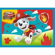Imagine PUZZLE TREFL 4IN1 PATRULA CATELUSILOR ECHIPA