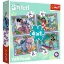 Imagine Puzzle Trefl 4in1 Stitch Ziua fermecată