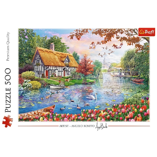 Imagine Puzzle Trefl 500 Refugiul tăcut