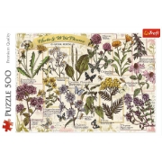 Imagine PUZZLE TREFL 500 PLANTE SI FLORI SALBATICE