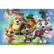 Imagine PUZZLE TREFL PRIMO 24 SUPER MAXI 44 PISICI TRUPA PISICILOR