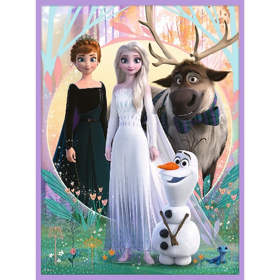 Imagine  Puzzle Trefl 2in1 Memo Disney Frozen Prințesele și Ținutul lor