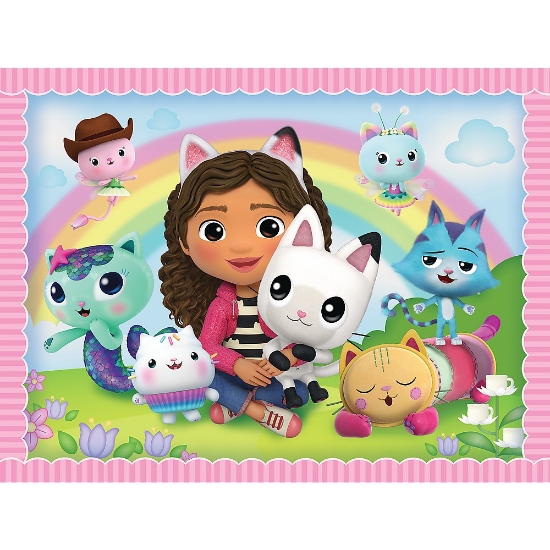 Imagine Puzzle Trefl 2in1 Memo Gabby’s Dollhouse Gabi și prietenii ei