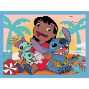 Imagine PUZZLE TREFL 2IN1 MEMO MOOMIN DISNEY STITCH LILO