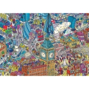 Imagine PUZZLE TREFL 1000 UFT EYE SPY TRAVEL LONDRA