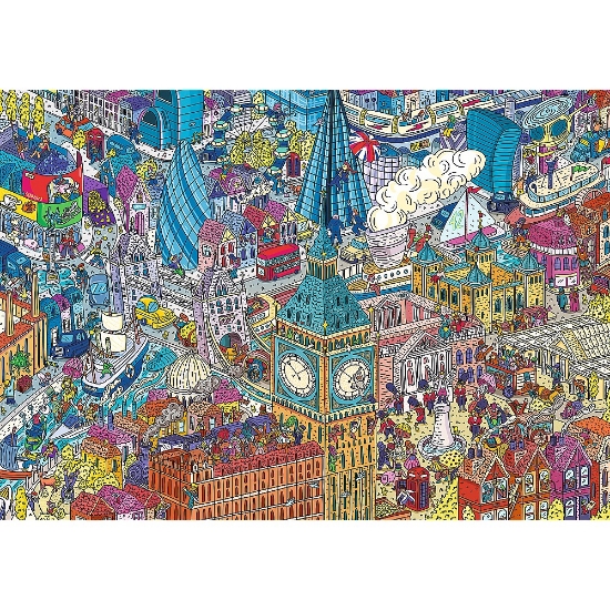 Imagine Puzzle Trefl 1000 UFT Eye Spy Travel Londra