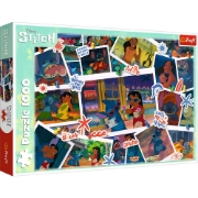 Imagine PUZZLE TREFL 1000 DISNEY LILO SI STITCH DULCI AMINTIRI