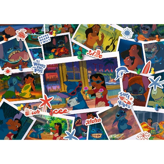 Imagine Puzzle Trefl 1000 Disney Lilo și Stitch Dulci Amintiri