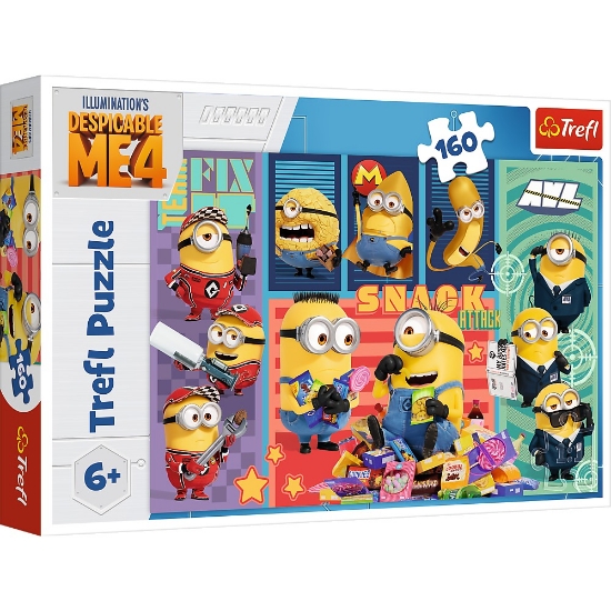 Imagine PUZZLE TREFL 160 DESPICABLE ME 4 LUMEA MINIONILOR