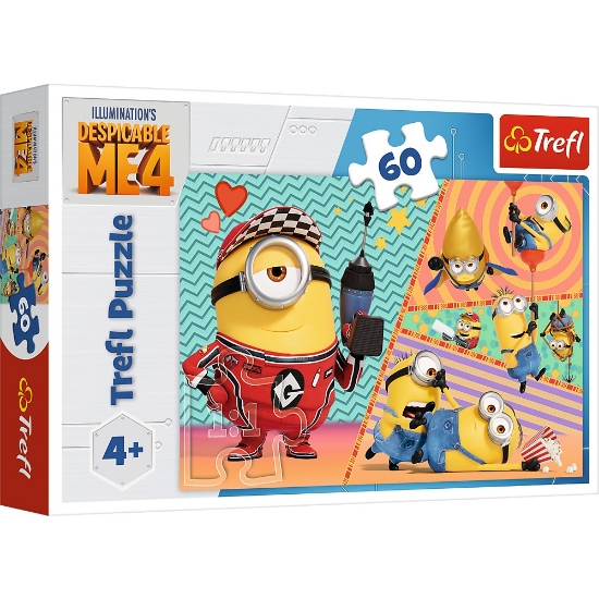 Imagine PUZZLE TREFL 60 DESPICABLE ME 4 MINIONII FERICITI