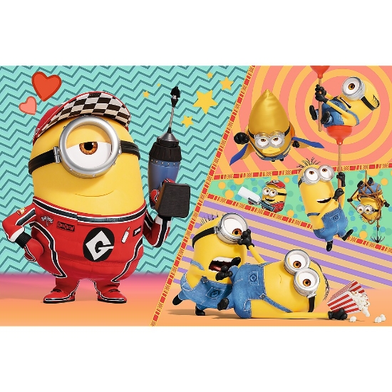 Imagine Puzzle Trefl 60 Despicable Me 4 Minionii fericiți