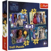 Imagine PUZZLE TREFL 4IN1 WISH VISELE DEVIN REALITATE