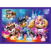 Imagine PUZZLE TREFL 4IN1 PATRULA CATELUSILOR MIGHTY MOVIE EROII