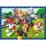 Imagine PUZZLE TREFL 4IN1 PATRULA CATELUSILOR ACTIVITATILE ZILNICE ALE ECHIPEI
