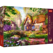 Imagine PUZZLE TREFL 1000 PREMIUM PLUS TEA TIME CASUTA DIN PADURE