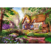 Imagine PUZZLE TREFL 1000 PREMIUM PLUS TEA TIME CASUTA DIN PADURE