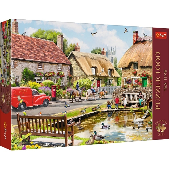 Imagine PUZZLE TREFL 1000 PREMIUM PLUS TEA TIME VARA LA SAT