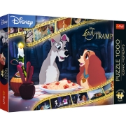 Imagine Puzzle Trefl 1000 Premium Plus Disney Doamna si Vagabondul