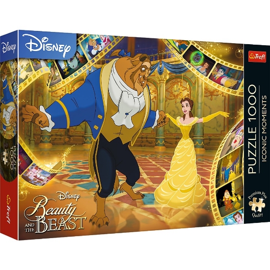 Imagine PUZZLE TREFL 1000 PREMIUM PLUS DISNEY PRINCESS FRUMOASA SI BESTIA