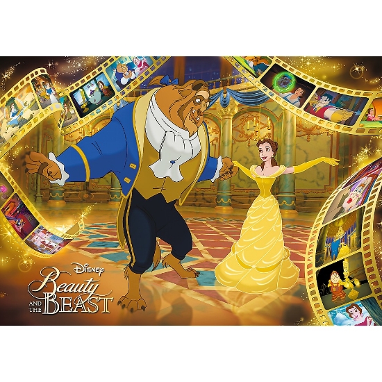 Imagine Puzzle Trefl 1000 Premium Plus Disney Princess Frumoasa si Bestia