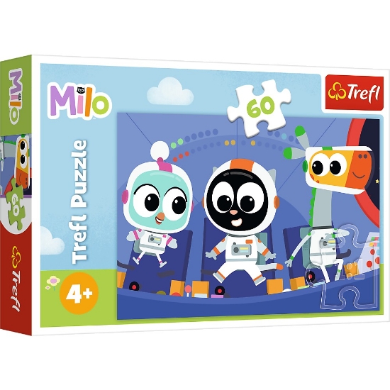 Imagine PUZZLE TREFL 60 PLANETA MILO INTALNIRE CU MILO
