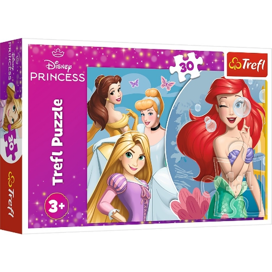 Imagine PUZZLE TREFL 30 DISNEY PRINCESS PRINTESE FERICITE