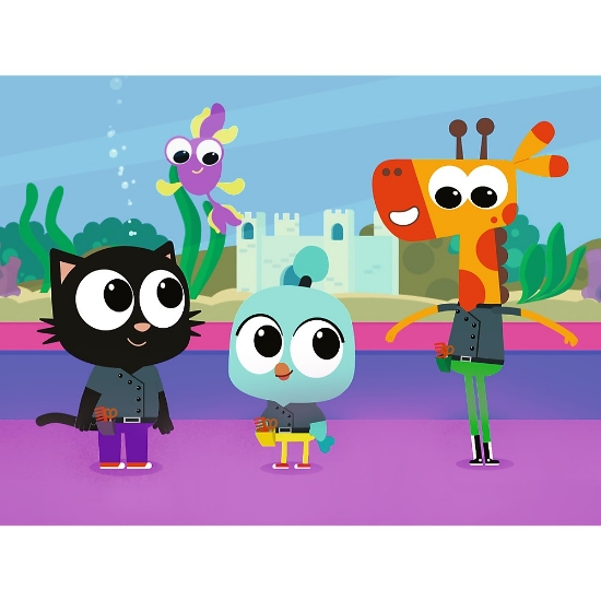 Imagine Puzzle Trefl 30 Planeta Milo Pisica Milo