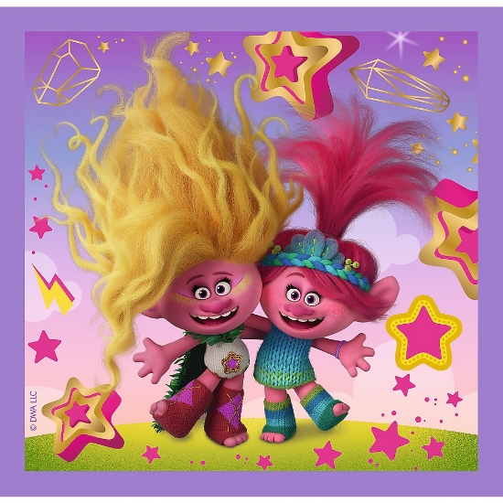 Imagine Puzzle Trefl 3in1 Trolii fericiți