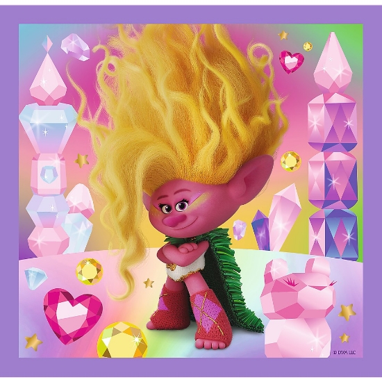 Imagine Puzzle Trefl 3in1 Trolii fericiți