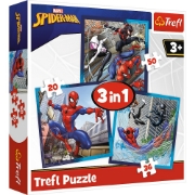 Imagine Puzzle Trefl 3in1 Disney Marvel Spiderman