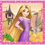 Imagine PUZZLE TREFL 3IN1 DISNEY PRINCESS FLORI MINUNATE