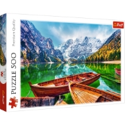 Imagine PUZZLE TREFL 500 LACUL BRAIES ITALIA
