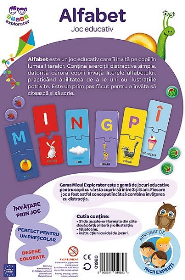 Imagine JOC EDUCATIV ALFABETUL MICUL EXPLORATOR