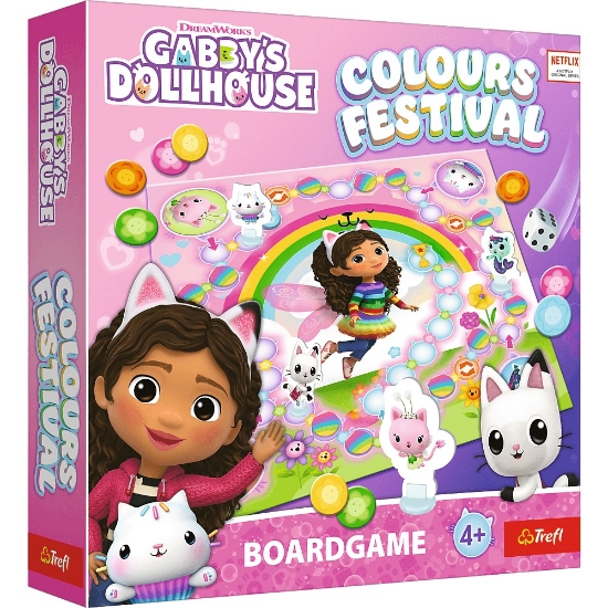 Imagine TREFL GABBYS DOLLHOUSE JOC FESTIVALUL CULORILE