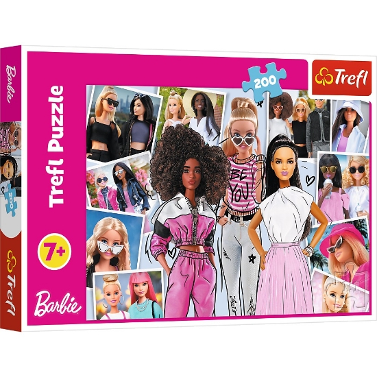 Imagine PUZZLE TREFL 200 BARBIE IN LUMEA LUI BARBIE