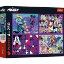 Imagine  Puzzle Trefl 4x250 Disney Mickey Mouse și prietenii