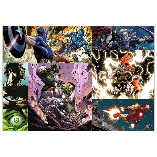 Imagine  Puzzle Trefl 4x250 Avengers Marvel Zile eroice