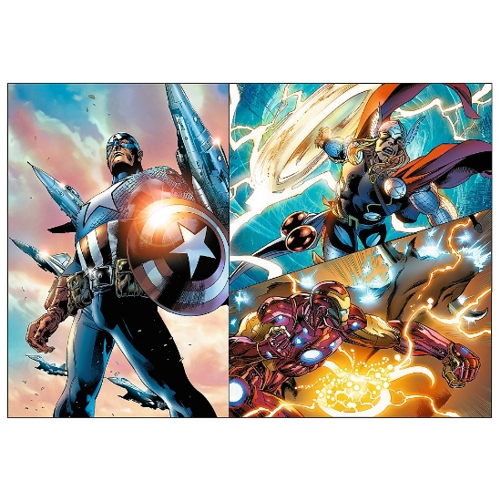 Imagine  Puzzle Trefl 4x250 Avengers Marvel Zile eroice