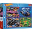Imagine Puzzle Trefl 4x250 Hot Wheels Mașini de Curse