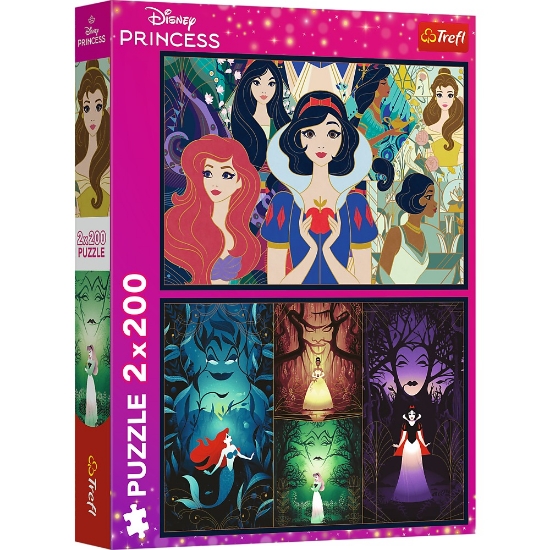 Imagine PUZZLE TREFL 2X200 DISNEY FRUMOASELE PRINTESE