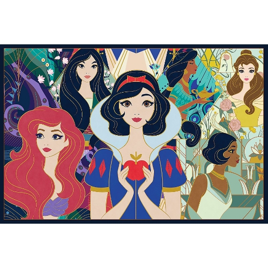 Imagine Puzzle Trefl 2x200 Disney Frumoasele Prințese