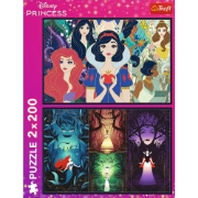 Imagine PUZZLE TREFL 2X200 DISNEY FRUMOASELE PRINTESE