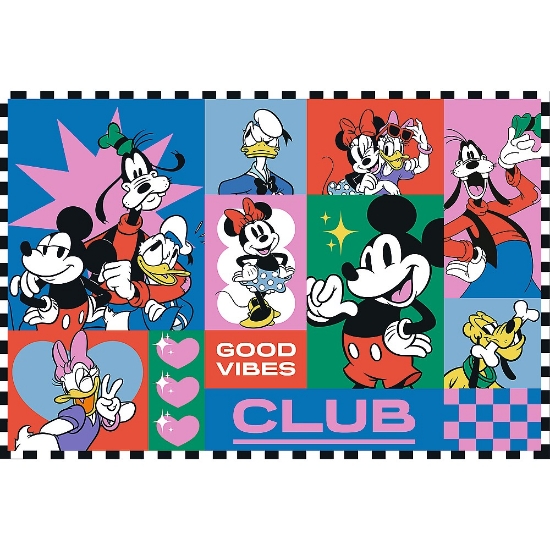 Imagine Puzzle Trefl 2x200 Disney Mickey Mouse Timp cu prietenii